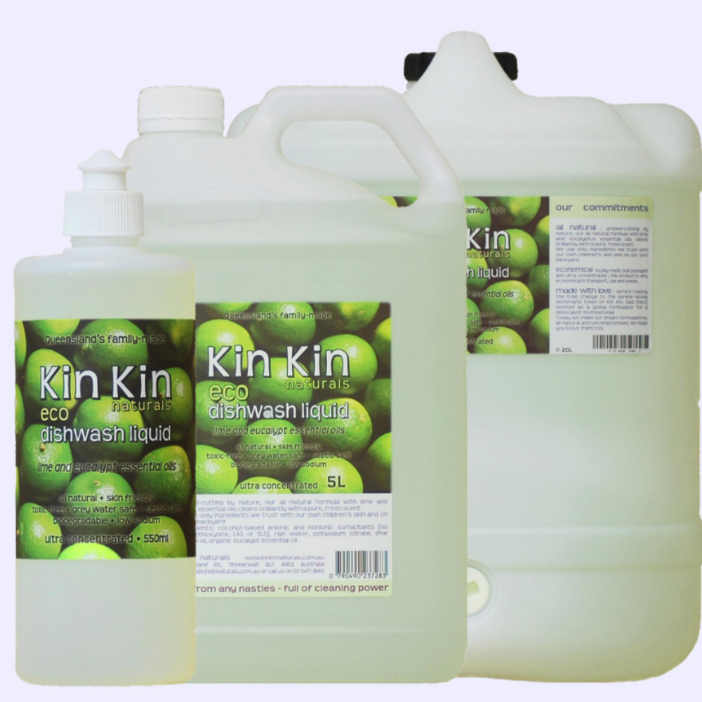 Kin Kin Dishwash Liquid - Lime and Eucalyptus