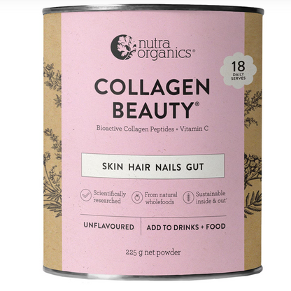 Nutra Organics Collagen Beauty Unflavoured 225g