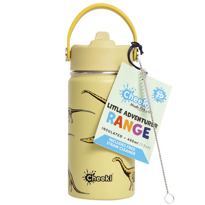 Cheeki Kids Insulated Water Bottle - Dinosaur 400ml