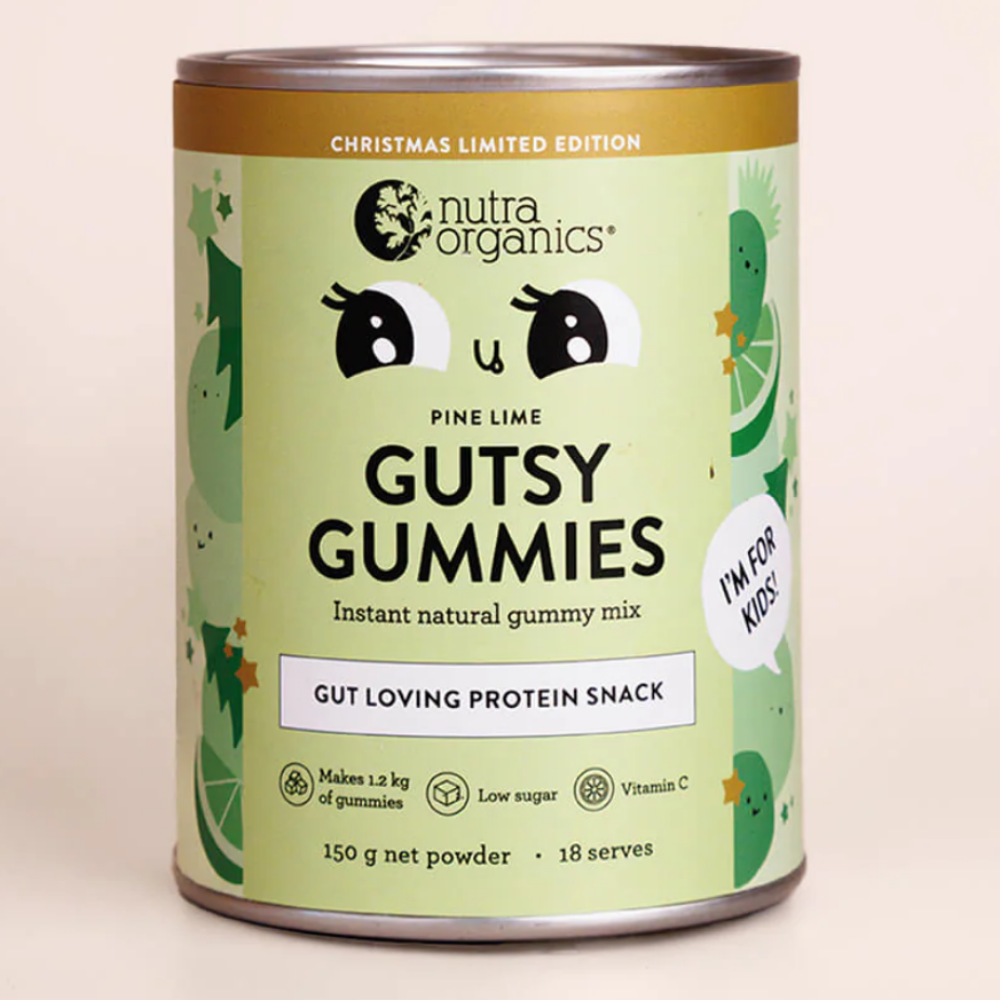 Nutra Organics Gutsy Gummies - Pine Lime 150g (Limited Edition)