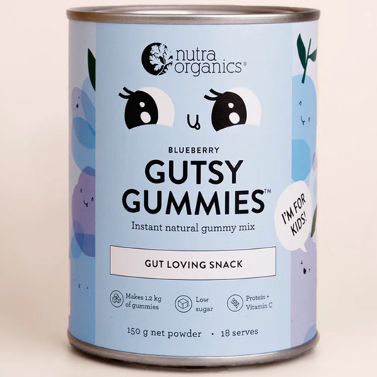 Nutra Organics Gutsy Gummies Blueberry 150g