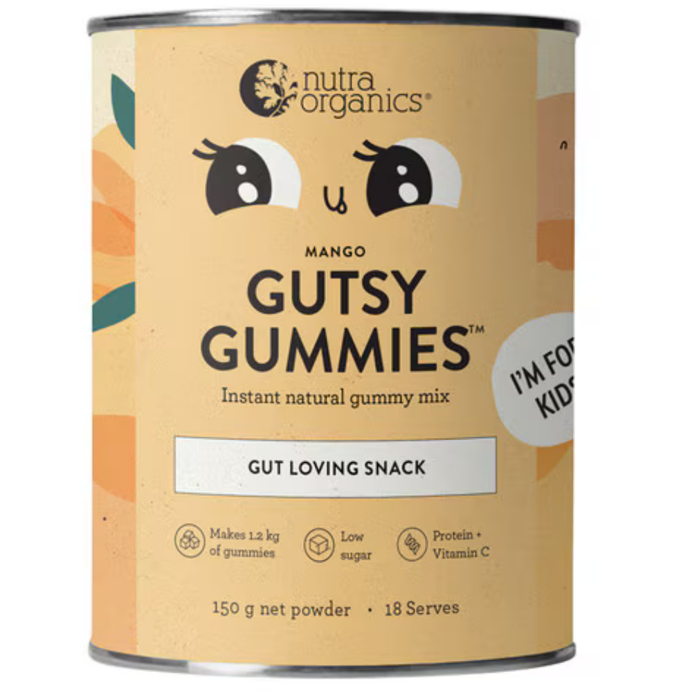 Nutra Organics Gutsy Gummies - Mango 150g