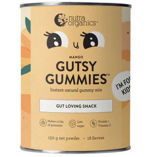 Nutra Organics Gutsy Gummies - Mango 150g