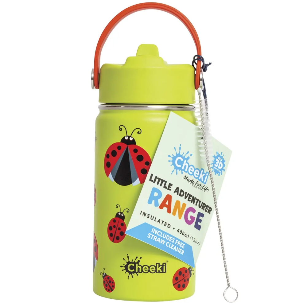 Cheeki Kids Insulated Water Bottle - Ladybug 400ml